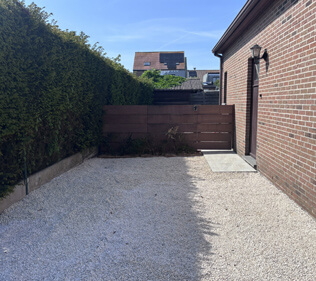 vakantiehuis westende lounge en terras